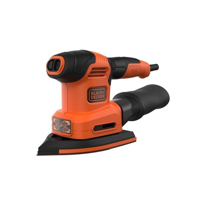Black+Decker Multilevigatrice 4 in 1 200W con Piastra Dettagli Orbitale e Roto-Orbitale
