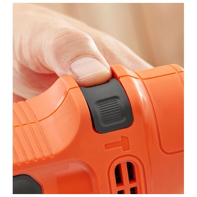 Black+Decker Trapano Elettrico a Percussione 500W Reversibile Mandrino Autoserrante