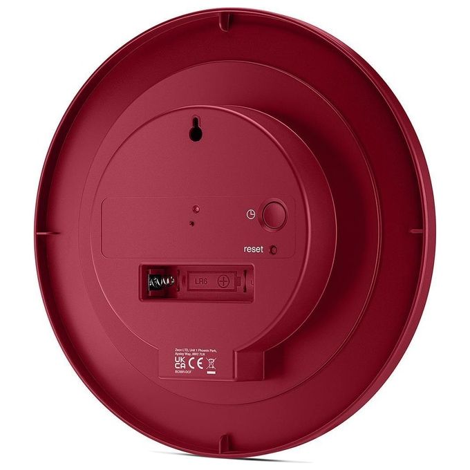Braun BC 06 R-DCF Orologio da Parete Radiocontrollato Rosso