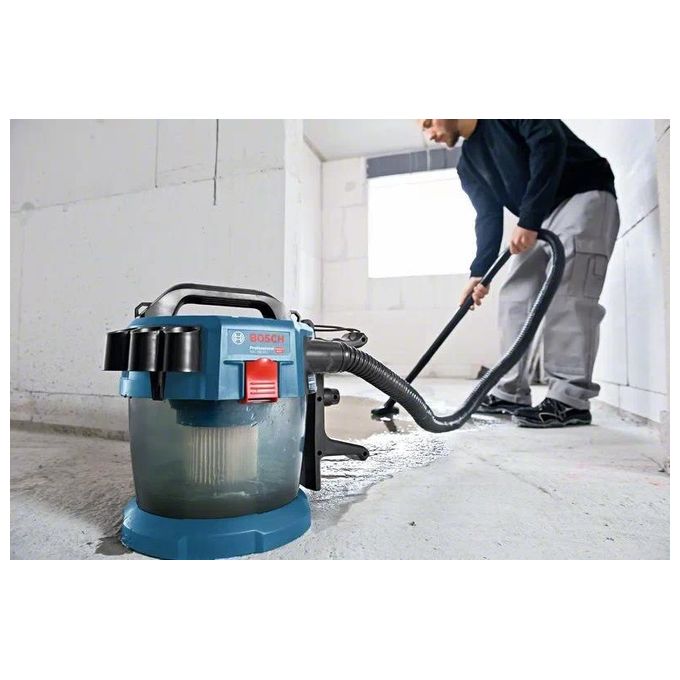 Bosch 0 601 9C6 302 Professional Aspiratore a Batteria Wet-Dry 18V 10 L Filtro HEPA colore Nero Blu