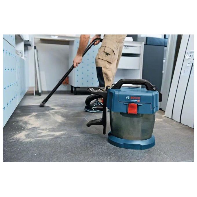Bosch 0 601 9C6 302 Professional Aspiratore a Batteria Wet-Dry 18V 10 L Filtro HEPA colore Nero Blu