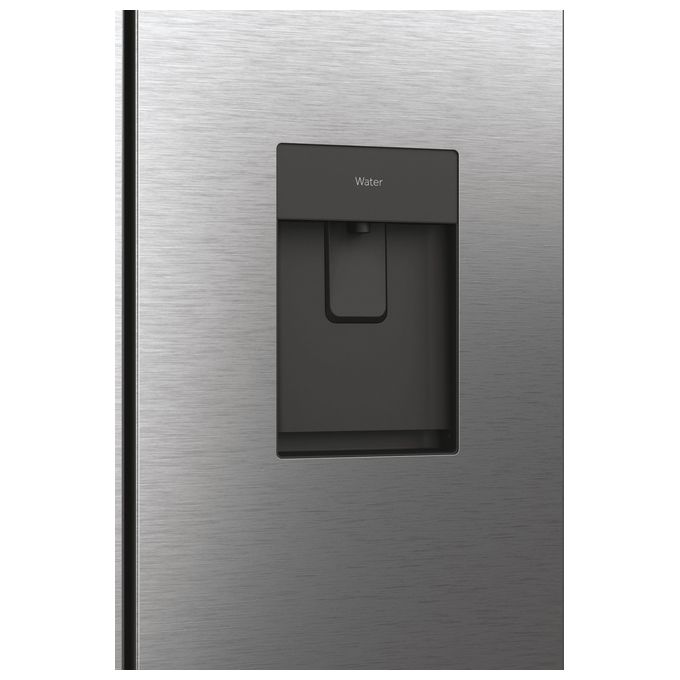 Haier HFW7819EWMP Cube 83 Serie 7 Frigorifero 4 Porte 537 L 192.5 cm Classe E 37 dB No Frost Wi-Fi colore Platino Acciaio Inox
