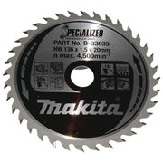 Makita B-33635 SPECIALIZED Lama per Sega 136x20x36Z