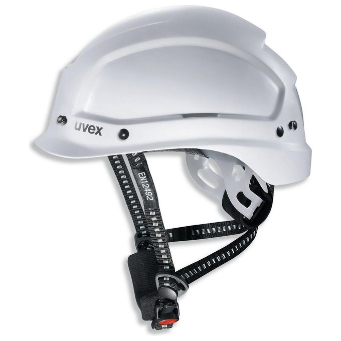 Uvex 9773050 Pheos Alpine Elmetto Protettivo Multifunzione EN 397 EN 12492 Lavori in Quota colore Bianco