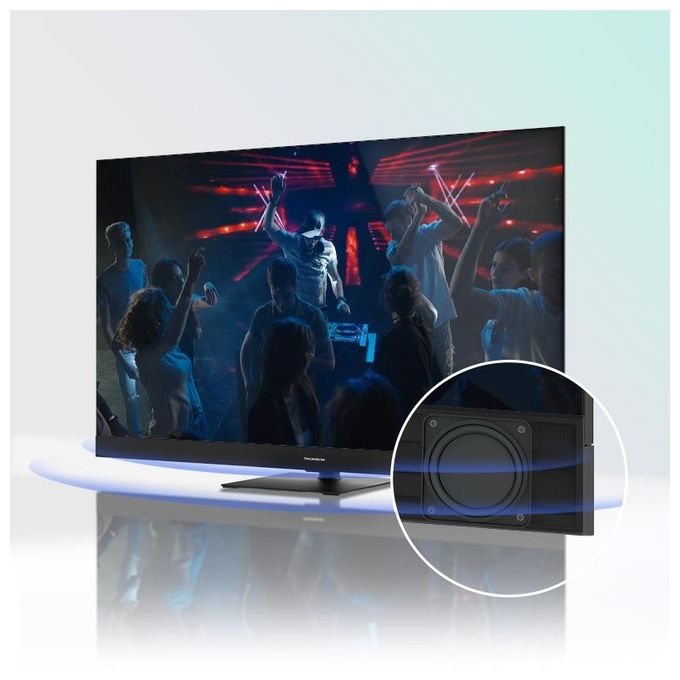 Thomson 55QG6C14 Q70 Series Smart TV QLED 55'' 4K Ultra HD Google TV Dolby Vision Dolby Atmos Wi-Fi colore Nero