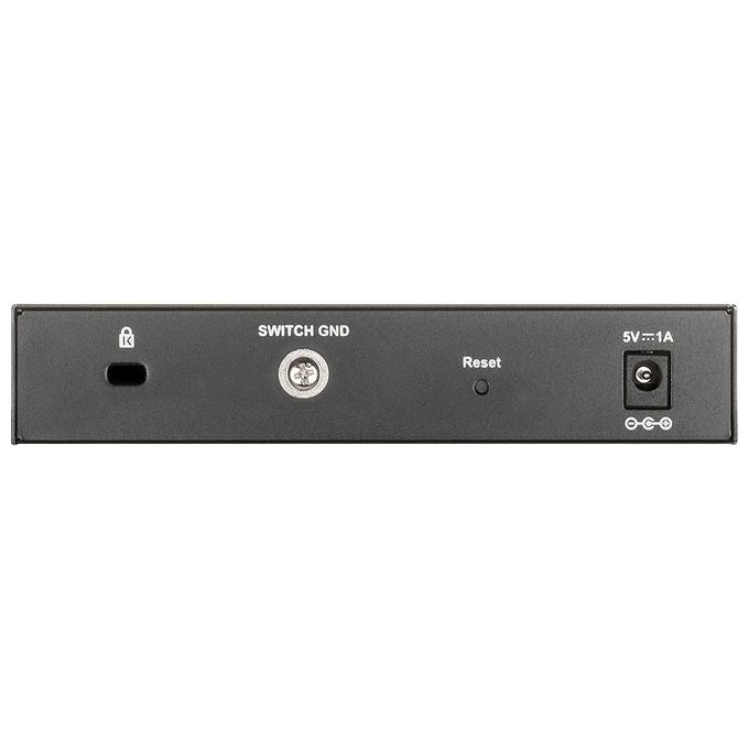 D-Link DGS-1100-08V2-E Switch di Rete Gestito L2 8 Porte Gigabit Ethernet 10-100-1000 Fanless VLAN QoS colore Nero