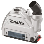 Makita 196845-3 Cuffia per l'aspirazione della polvere per smerigliatrici 115-125 mm in alluminio con rotazione tubo 360 gradi colore Nero Metallico