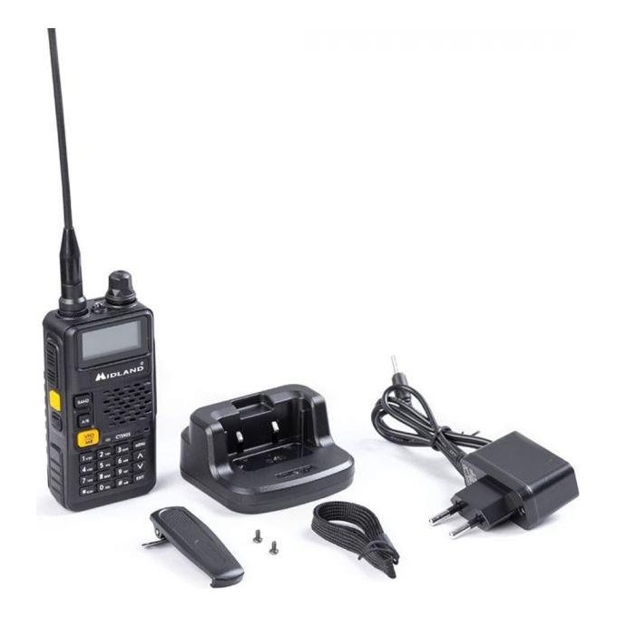 Midland CT590S Ricetrasmittente Singola Dual Band VHF-UHF 128 Canali Memorizzabili