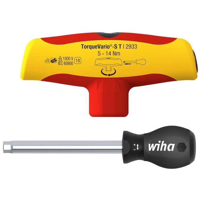 Wiha 2933 Cacciavite TorqueVario-S T Electric 5-14 Nm