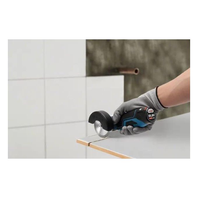 Bosch 0 601 9F2 00C GWS 12V-76 PROFESSIONAL Smerigliatrice angolare 7,6 cm 12 V 19500 rpm con batteria 2 Ah colore Nero Blu Rosso