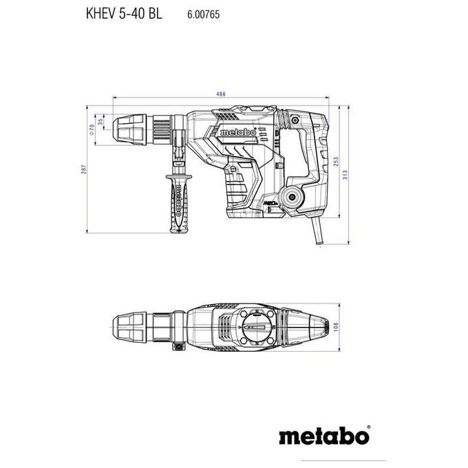 Metabo Khev 5-40 Bl Martello Combinato