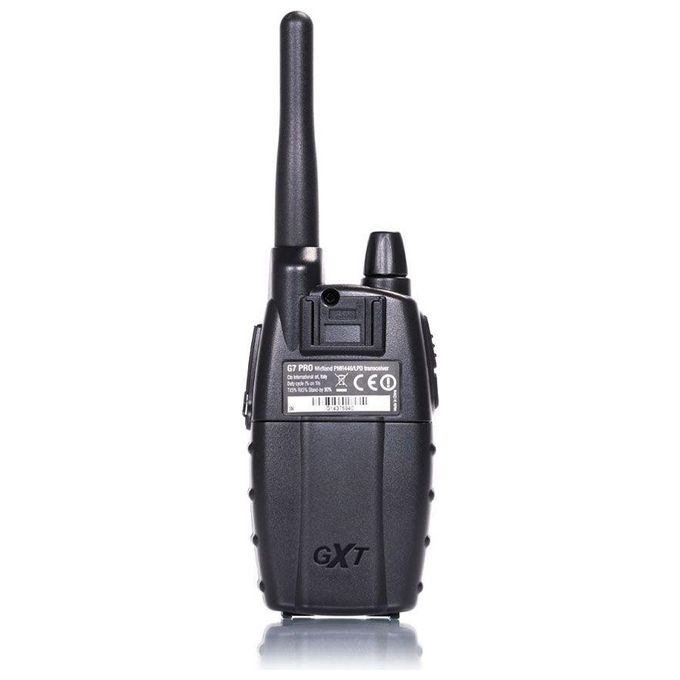 Midland C1090.13 G7 Pro Ricetrasmittente Walkie Talkie Coppia PMR446 69 Canali 500 W VOX Display LCD colore Nero