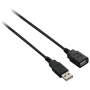 V7 Usb Cable Extens 1.8m a To a Black Usb 20 Hi-speed M-f