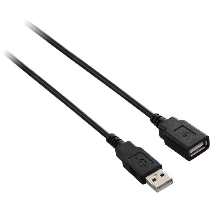 V7 Usb Cable Extens 1.8m a To a Black Usb 20 Hi-speed M-f