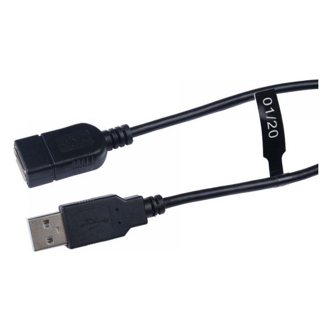 V7 Usb Cable Extens 1.8m a To a Black Usb 20 Hi-speed M-f