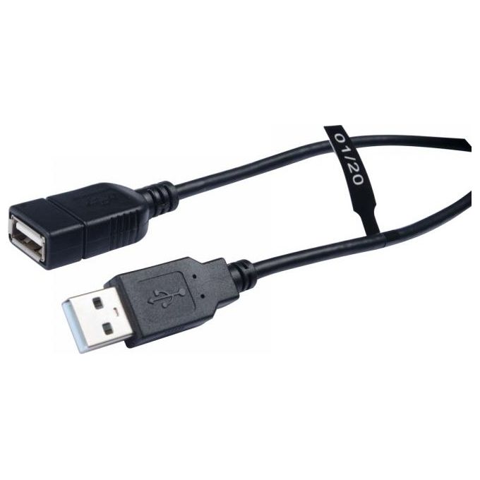 V7 Usb Cable Extens 1.8m a To a Black Usb 20 Hi-speed M-f