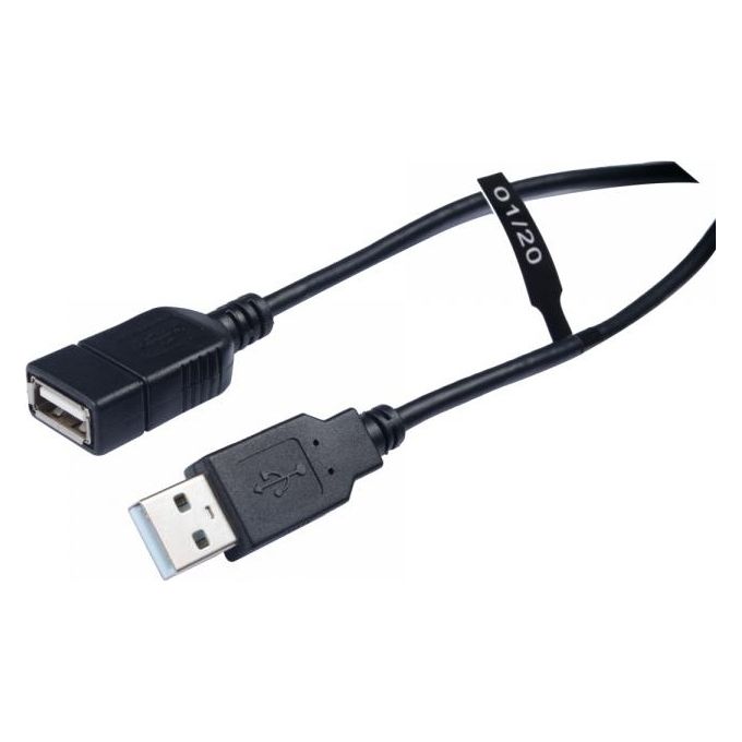 V7 Usb Cable Extens 1.8m a To a Black Usb 20 Hi-speed M-f