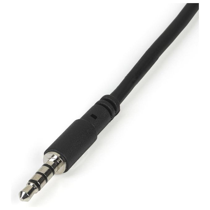 StarTech Adattatore splitter cuffie a 4 pin da 3,5 mm a 2x 3,5 mm a 3 pin - M-F