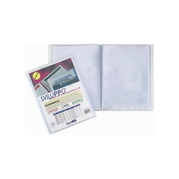 Favorit Portalistini Personalizzabili sviluppo trasparente 22x30 Cm 80 Buste