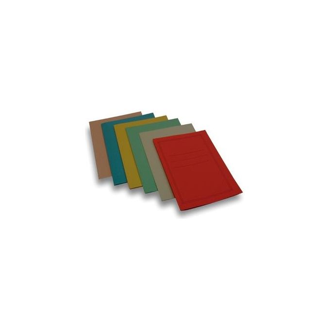 Brefiocart Cf100 Cartelline Semplici Pannose Rosso