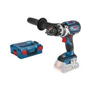 Bosch PROFESSIONAL 06019G030A GSB 18V-110 C Trapano avvitatore a percussione cordless Motore Brushless Coppia max 110 Nm Mandrino in metallo Connettivita' Bluetooth L-BOXX inclusa colore Nero