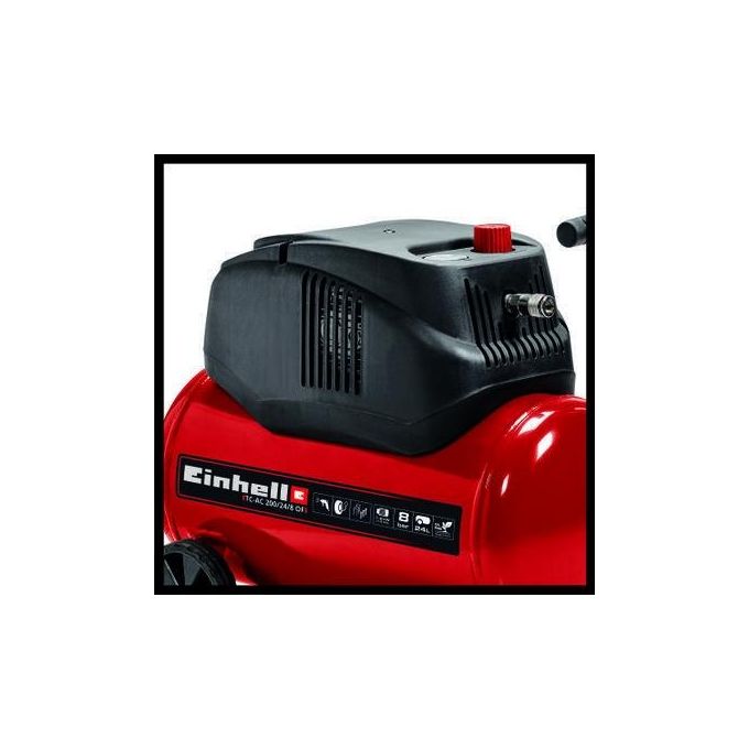Einhell Compressore TC-AC 200-24-8 OF Potente e Versatile per Garage e Officina