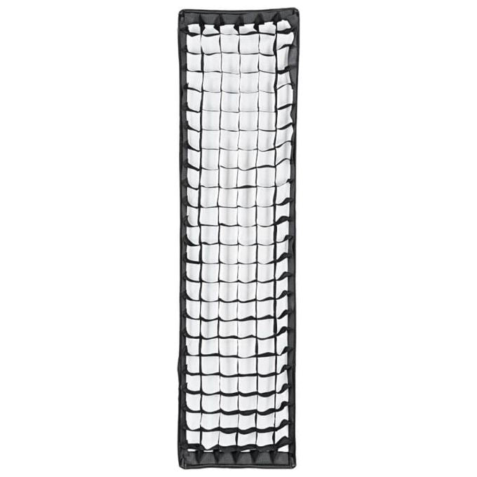 Godox SB-FW30120 Softbox Strip Rettangolare 30x120 cm Attacco Bowens Griglia Nido d'Ape Doppio Diffusore colore Nero