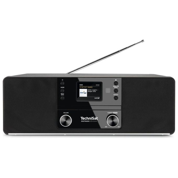 TechniSat 0000-3949 DIGITRADIO 370 CD IR Mini impianto audio domestico DAB+ FM Internet Radio Bluetooth USB Lettore CD 10 W colore Nero