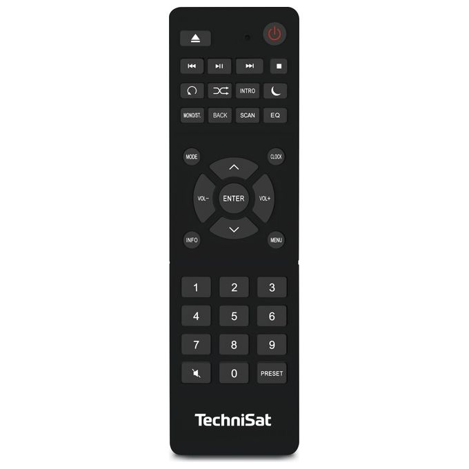 TechniSat 0000-3949 DIGITRADIO 370 CD IR Mini impianto audio domestico DAB+ FM Internet Radio Bluetooth USB Lettore CD 10 W colore Nero