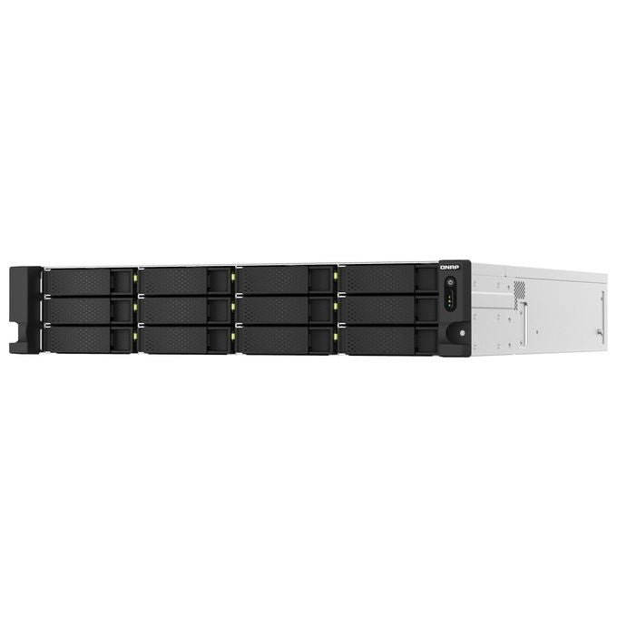 QNAP TS-H1887XU-RP NAS Armadio 2U Intel Xeon E-2336 32 GB DDR4 QuTS hero Nero Bianco