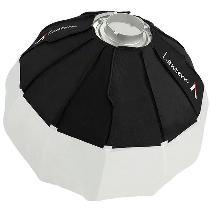 Aputure APJ0155A3E Lantern Softbox Sferico 66 cm Attacco Bowens Diffusione 270° con Gonnellino Rimovibile 4 Sezioni