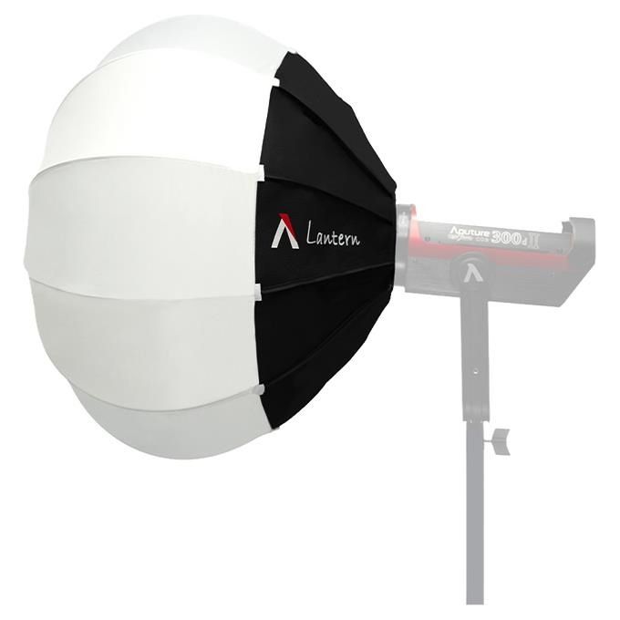 Aputure APJ0155A3E Lantern Softbox Sferico 66 cm Attacco Bowens Diffusione 270° con Gonnellino Rimovibile 4 Sezioni