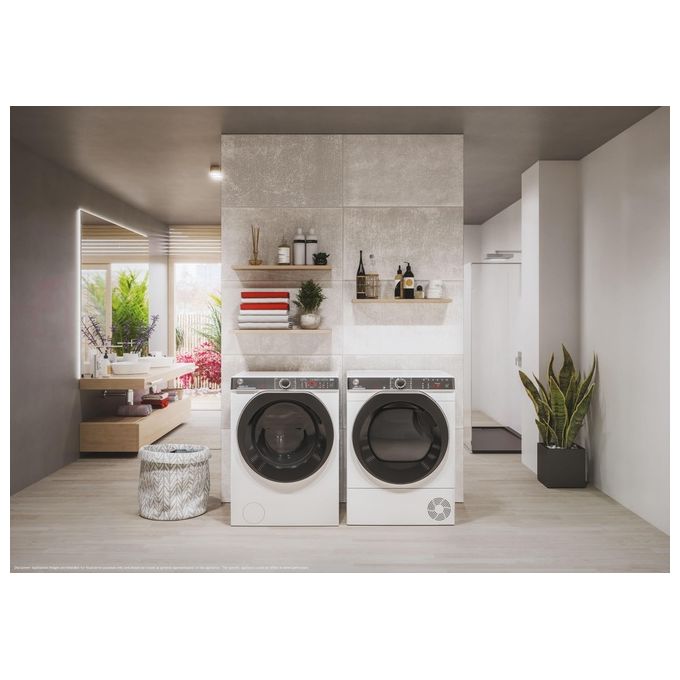 Hoover H-WASH 550 H5WPB610AMBC8-S Lavatrice Caricamento frontale 10 kg 1600 Giri-min Classe B Bianco