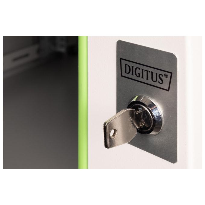 Digitus Armadio 9 Unita' Da Muro Linea Soho (A)470 X (L)600 X (P)560 Mm. Colore Grigio Chiaro Ral7035