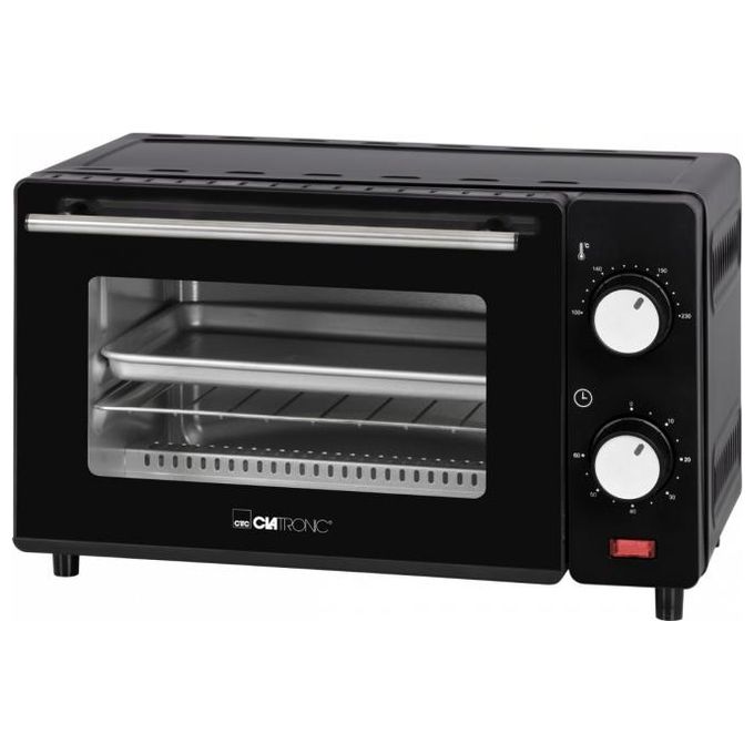 Clatronic MB 3746 Fornetto Elettrico 8 L 650 W Grill Cottura Superiore e Inferiore Timer 60 min colore Nero