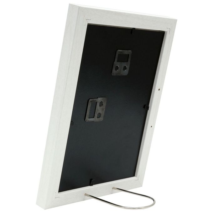 Deknudt Cornice Portafoto 30x45cm in Legno Bianco con Passepartout