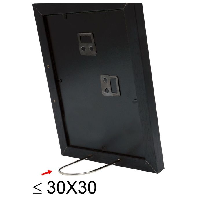Deknudt S66KF2 P1 Cornice Portafoto 30x45cm in Legno Nero con Passepartout
