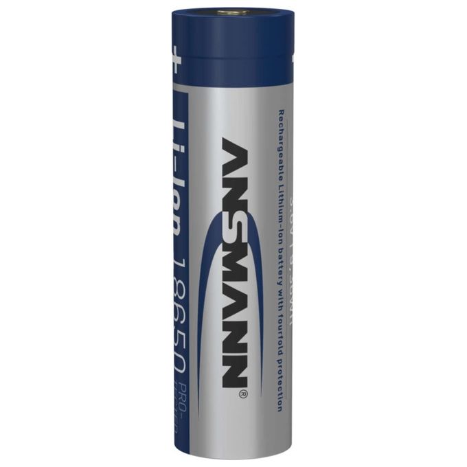 Ansmann 1 Batteria Li-Ion 18650 2600mAh 36V Micro-Usb