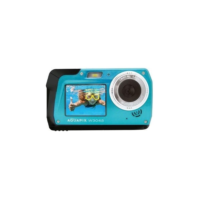 Easypix W3048 Aquapix W3048 Edge Fotocamera Subacquea 48 MP Doppio Display 3 m Impermeabile colore Iceblue