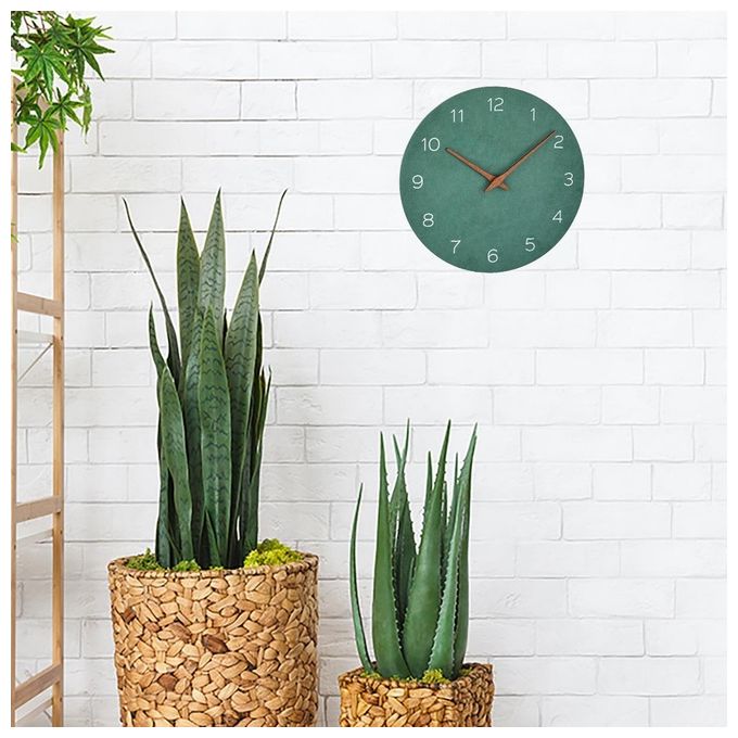 TFA Dostmann Orologio da Parete Analogico Verde Giada