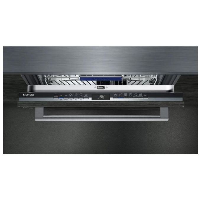 Siemens SN63HX36TE iQ300 Lavastoviglie da incasso 12 coperti Classe E 46 dB Home Connect varioSpeed Plus (81.5x59.8x55 cm) colore Nero Inox