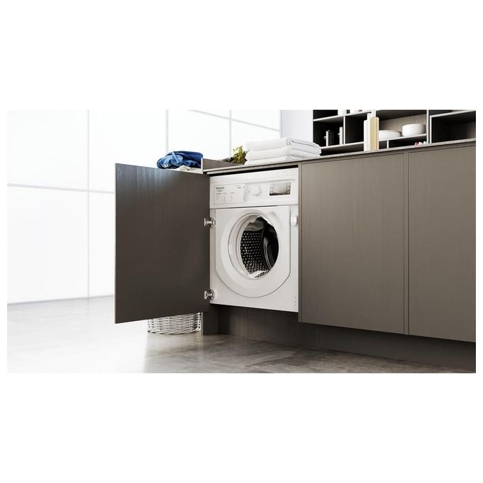 Hotpoint BI WDHG 861485 EU Lavasciuga da Incasso Frontale 8-6 Kg 1351 rpm Classe D Pompa di Calore Inverter (82x60x55 cm) colore Bianco