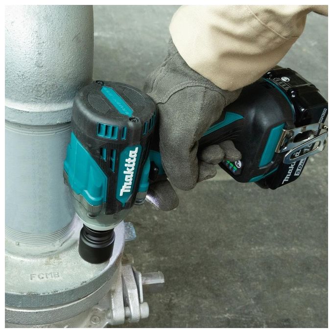 Makita DTW300Z Chiave a Impulsi a Batteria 18V con Motore Brushless Coppia Massima 330 Nm Attacco 1-2'' colore Nero
