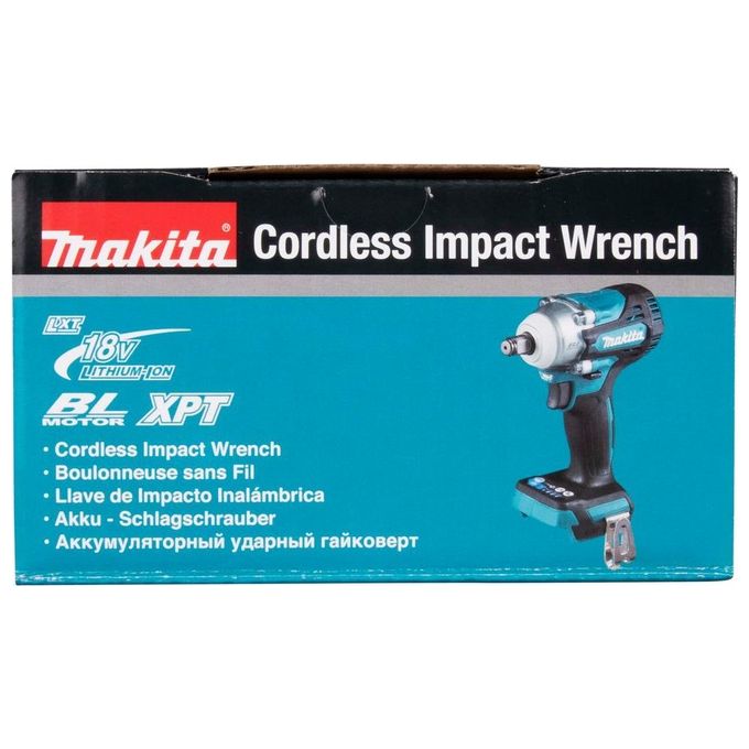 Makita DTW300Z Chiave a Impulsi a Batteria 18V con Motore Brushless Coppia Massima 330 Nm Attacco 1-2'' colore Nero