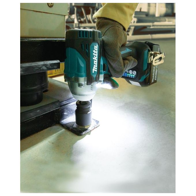 Makita DTW300Z Chiave a Impulsi a Batteria 18V con Motore Brushless Coppia Massima 330 Nm Attacco 1-2'' colore Nero