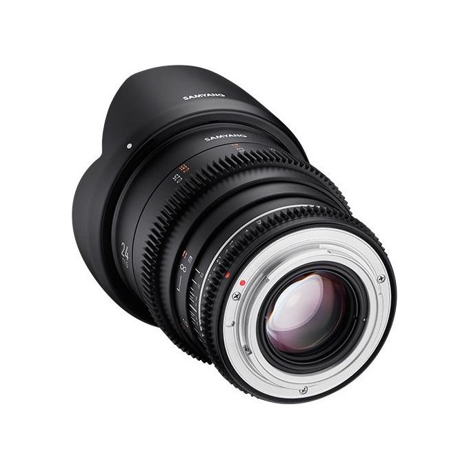 Samyang F13-108.101-02 VDSLR 24mm T1.5 MK2 Obiettivo per cinema Focale fissa 24mm Apertura T1.5 Compatibile Fujifilm X colore Nero