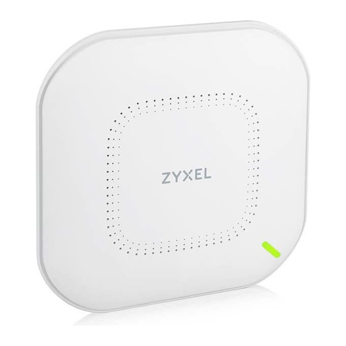 ZYXEL WAX630S-EU0101F NebulaFlex Pro Punto di Accesso Wireless WiFi 6E Dual Radio 4x4 5375 Mbps 2 Porte LAN (1G + 2.5G) PoE+ colore Bianco