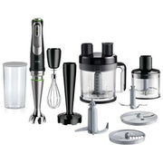 Braun MQ9187XLI MultiQuick 9 Frullatore ad Immersione 1200 W 0,6 L 3 velocita' ActiveBlade lavastoviglie colore Nero Acciaio Inox