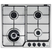 De Longhi YAF46ASDV Piano Cottura a Gas 4 Zone 1 Tripla corona Comandi Frontali 60cm Inox