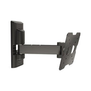 Meliconi ER100 Flatstyle Supporto TV a Parete Orientabile 14'' 25'' VESA 100x100 mm Carico 20 Kg colore Nero